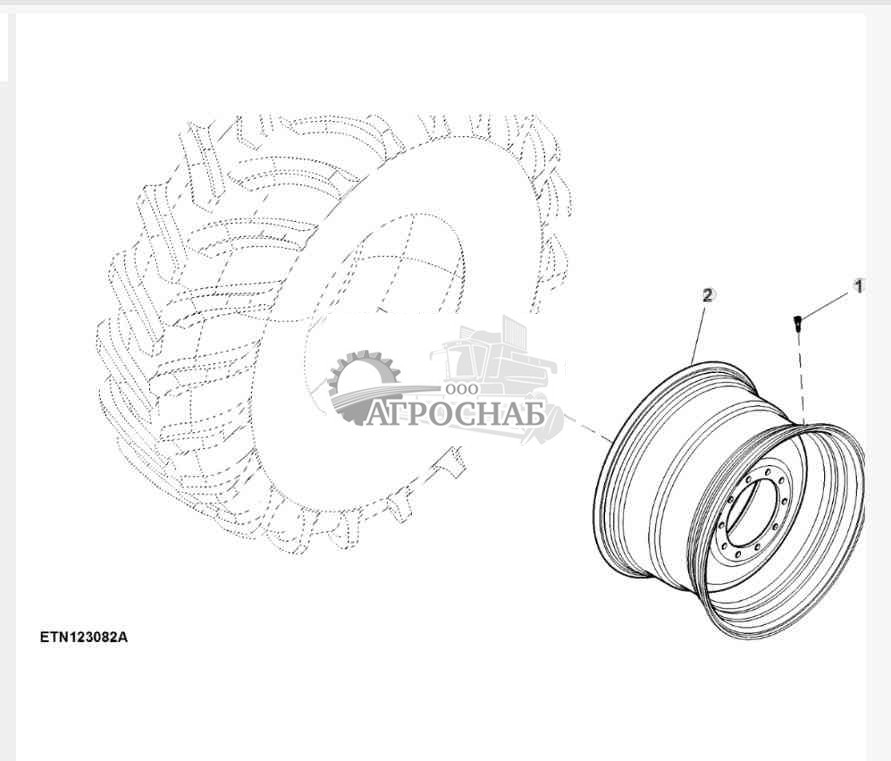 Ведущее колесо, DW21B x 32 